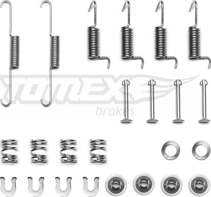 TOMEX brakes TX 41-58 - Kit accessori, Ganasce freno autozon.pro