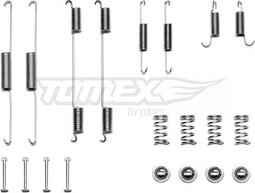 TOMEX brakes TX 41-79 - Kit accessori, Ganasce freno autozon.pro