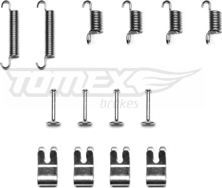 TOMEX brakes TX 41-77 - Kit accessori, Ganasce freno autozon.pro