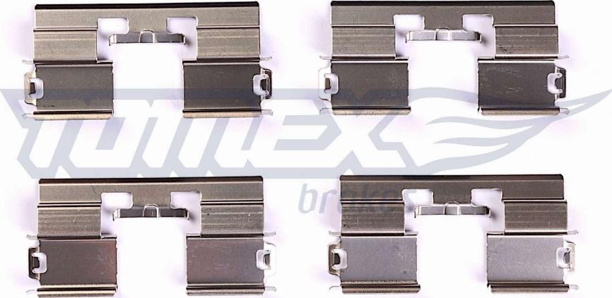 TOMEX brakes TX 43-62 - Kit accessori, Pastiglia freno autozon.pro