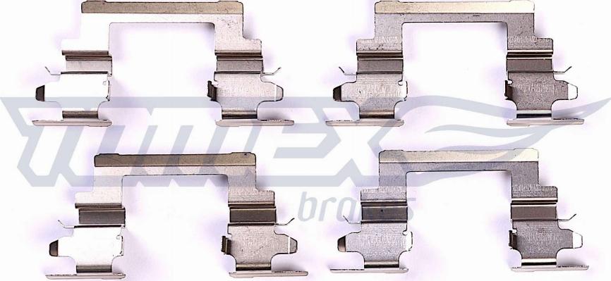 TOMEX brakes TX 43-74 - Kit accessori, Pastiglia freno autozon.pro