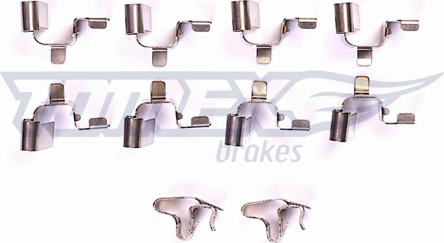 TOMEX brakes TX 43-72 - Kit accessori, Pastiglia freno autozon.pro