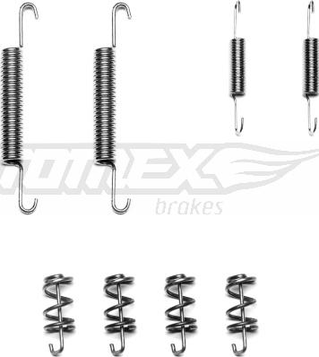 TOMEX brakes TX 42-03 - Kit accessori, Ganasce freno autozon.pro