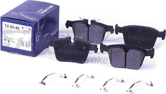 TOMEX brakes TX 60-40 - Kit pastiglie freno, Freno a disco autozon.pro