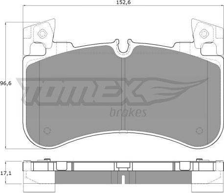 TOMEX brakes TX 19-53 - Kit pastiglie freno, Freno a disco autozon.pro