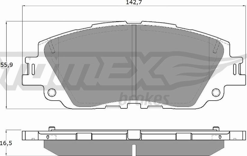 TOMEX brakes TX 19-64 - Kit pastiglie freno, Freno a disco autozon.pro