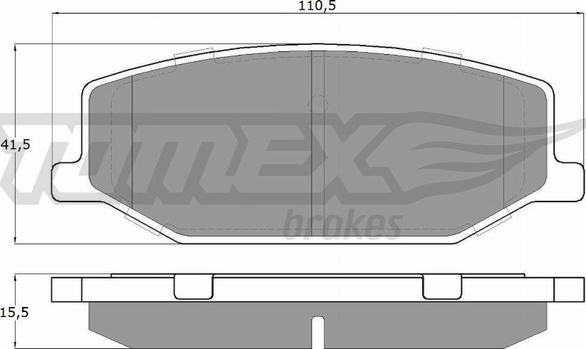 TOMEX brakes TX 19-36 - Kit pastiglie freno, Freno a disco autozon.pro