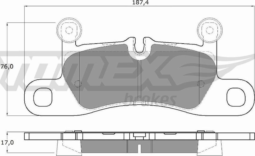 TOMEX brakes TX 19-26 - Kit pastiglie freno, Freno a disco autozon.pro