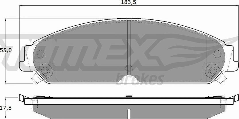 TOMEX brakes TX 19-20 - Kit pastiglie freno, Freno a disco autozon.pro