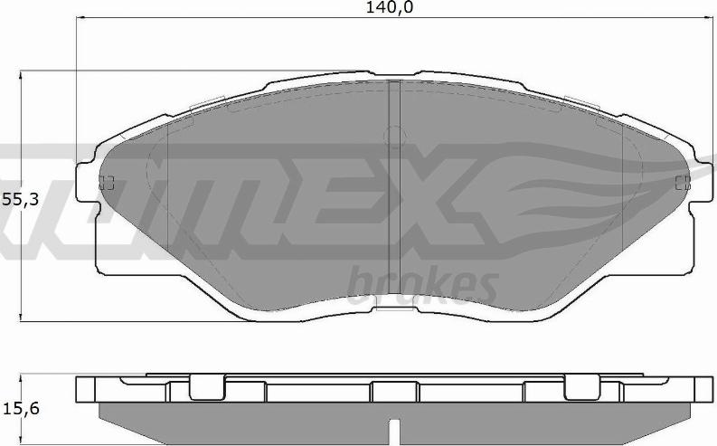 TOMEX brakes TX 19-72 - Kit pastiglie freno, Freno a disco autozon.pro