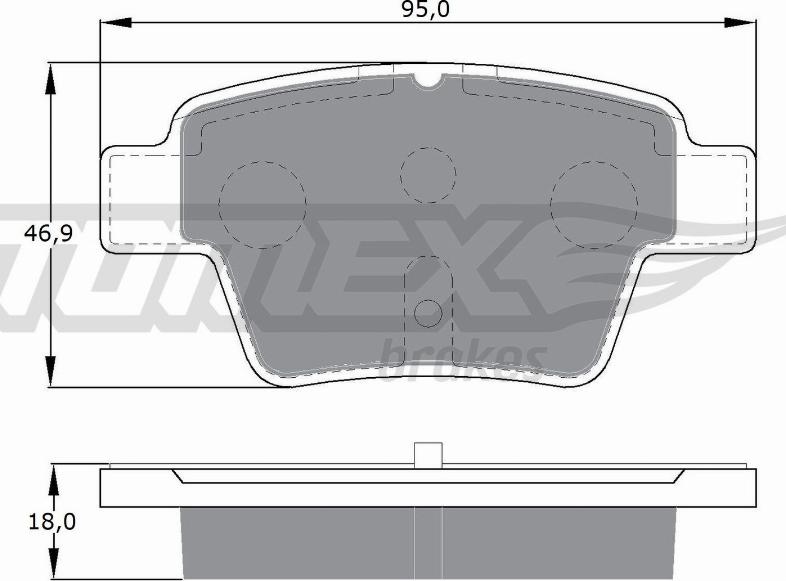 TOMEX brakes TX 14-65 - Kit pastiglie freno, Freno a disco autozon.pro