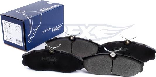 TOMEX brakes TX 14-13 - Kit pastiglie freno, Freno a disco autozon.pro