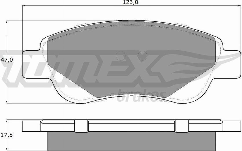 TOMEX brakes TX 14-37 - Kit pastiglie freno, Freno a disco autozon.pro