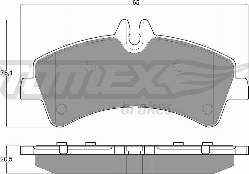 TOMEX brakes TX 14-26 - Kit pastiglie freno, Freno a disco autozon.pro