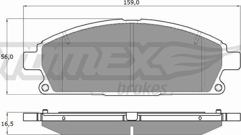 TOMEX brakes TX 14-201 - Kit pastiglie freno, Freno a disco autozon.pro