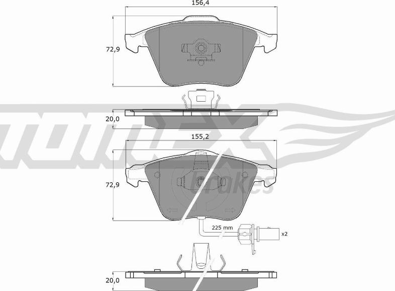 DJ Parts BP2942 - Kit pastiglie freno, Freno a disco autozon.pro