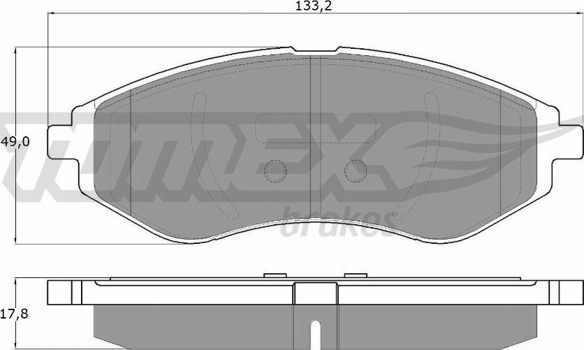 TOMEX brakes TX 14-22 - Kit pastiglie freno, Freno a disco autozon.pro