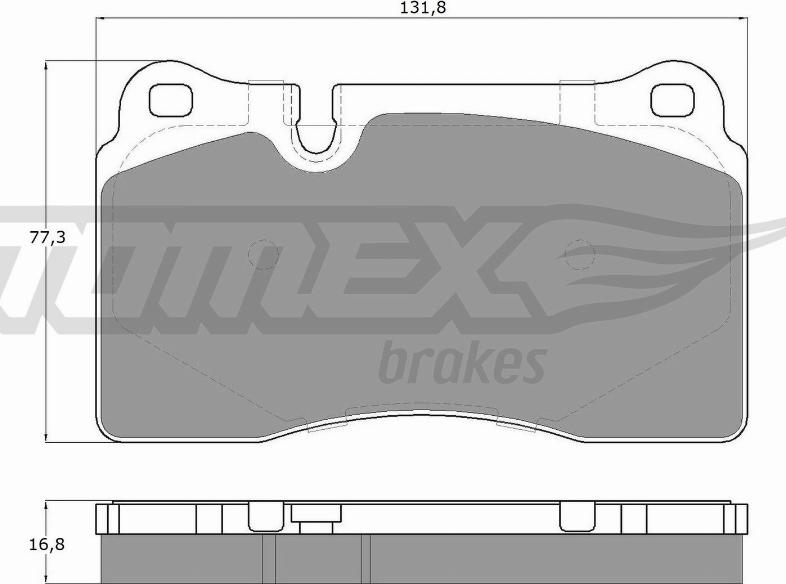 TOMEX brakes TX 14-73 - Kit pastiglie freno, Freno a disco autozon.pro