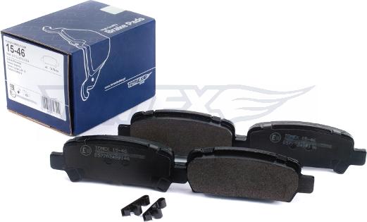 TOMEX brakes TX 15-46 - Kit pastiglie freno, Freno a disco autozon.pro