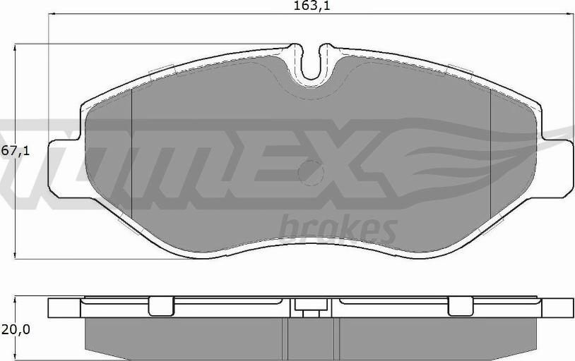 TOMEX brakes TX 15-86 - Kit pastiglie freno, Freno a disco autozon.pro