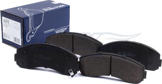 TOMEX brakes TX 15-71 - Kit pastiglie freno, Freno a disco autozon.pro