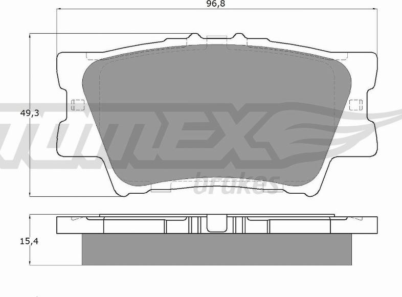 TOMEX brakes TX 15-73 - Kit pastiglie freno, Freno a disco autozon.pro