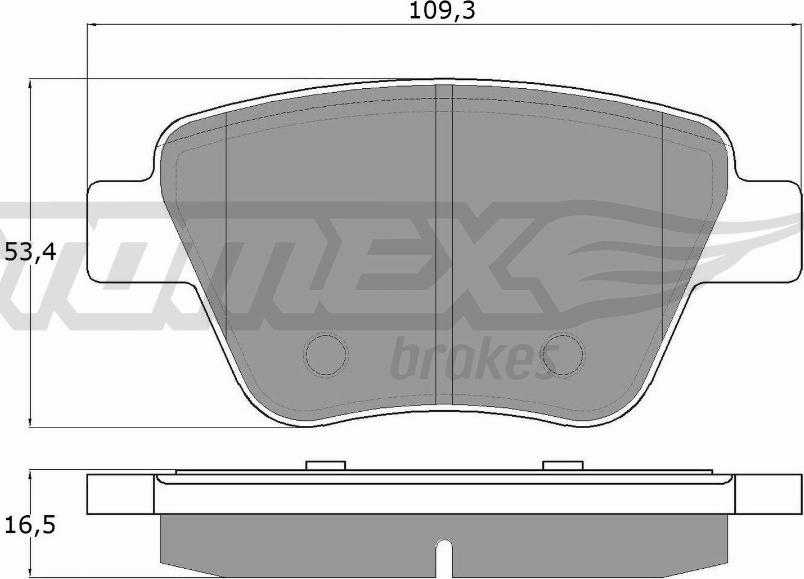 TOMEX brakes TX 16-59 - Kit pastiglie freno, Freno a disco autozon.pro