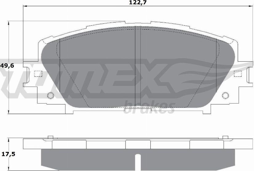 TOMEX brakes TX 16-09 - Kit pastiglie freno, Freno a disco autozon.pro