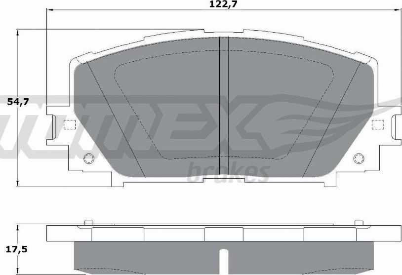 TOMEX brakes TX 16-10 - Kit pastiglie freno, Freno a disco autozon.pro