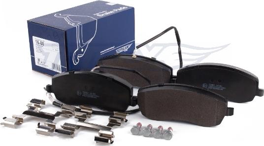 TOMEX brakes TX 16-80 - Kit pastiglie freno, Freno a disco autozon.pro