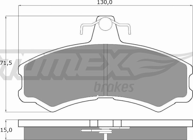 TOMEX brakes TX 10-45 - Kit pastiglie freno, Freno a disco autozon.pro