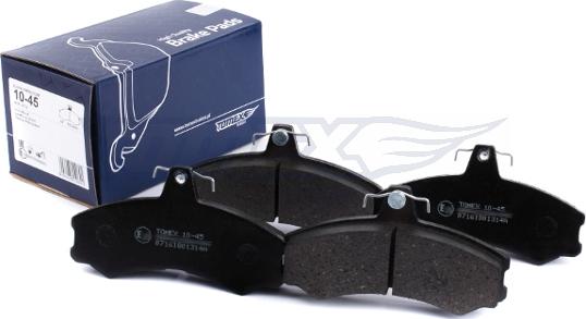 TOMEX brakes TX 10-45 - Kit pastiglie freno, Freno a disco autozon.pro