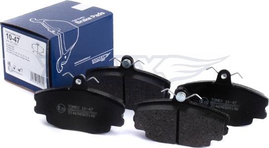 TOMEX brakes TX 10-47 - Kit pastiglie freno, Freno a disco autozon.pro