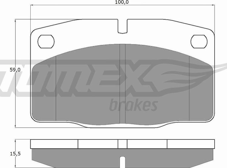 TOMEX brakes TX 10-13 - Kit pastiglie freno, Freno a disco autozon.pro