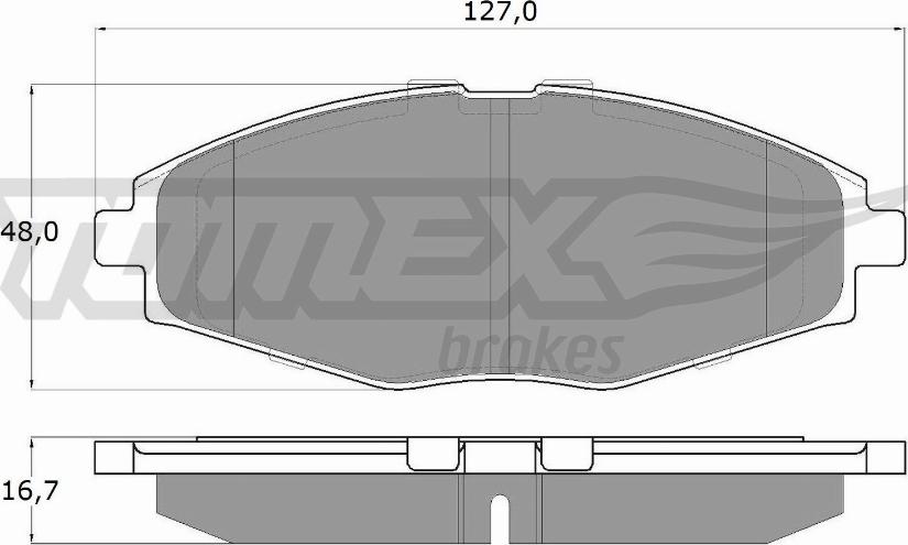 TOMEX brakes TX 10-80 - Kit pastiglie freno, Freno a disco autozon.pro