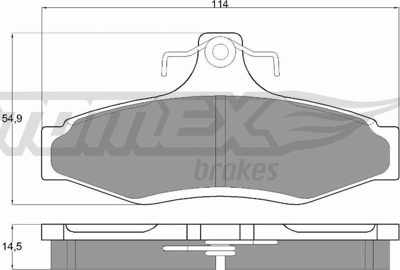 TOMEX brakes TX 10-81 - Kit pastiglie freno, Freno a disco autozon.pro