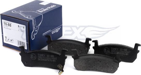 TOMEX brakes TX 10-88 - Kit pastiglie freno, Freno a disco autozon.pro