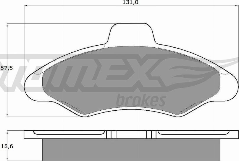 TOMEX brakes TX 10-82 - Kit pastiglie freno, Freno a disco autozon.pro