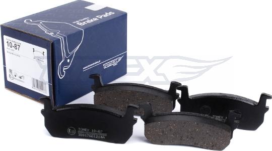 TOMEX brakes TX 10-87 - Kit pastiglie freno, Freno a disco autozon.pro