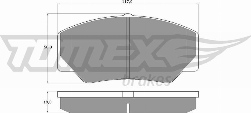 TOMEX brakes TX 10-30 - Kit pastiglie freno, Freno a disco autozon.pro