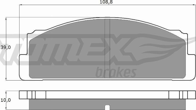 TOMEX brakes TX 10-24 - Kit pastiglie freno, Freno a disco autozon.pro