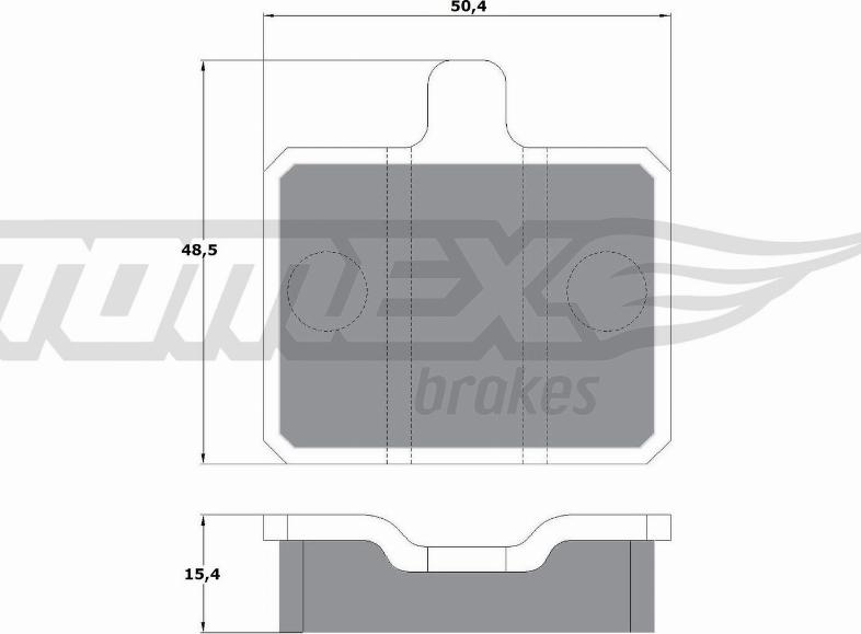 TOMEX brakes TX 10-25 - Kit pastiglie freno, Freno a disco autozon.pro