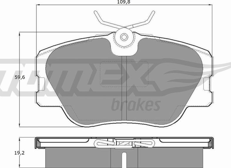 TOMEX brakes TX 10-21 - Kit pastiglie freno, Freno a disco autozon.pro