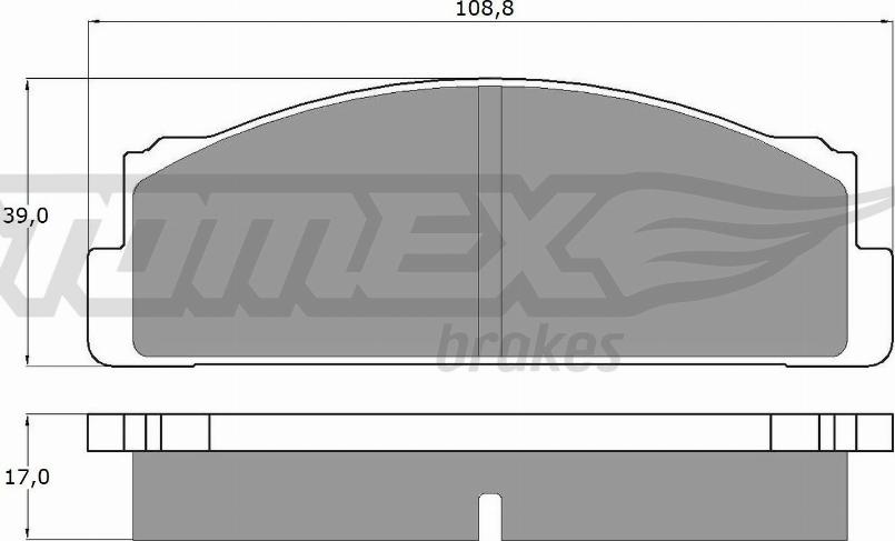 TOMEX brakes TX 10-23 - Kit pastiglie freno, Freno a disco autozon.pro