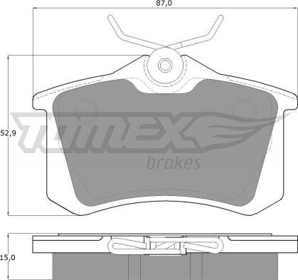 TOMEX brakes TX 10-78 - Kit pastiglie freno, Freno a disco autozon.pro