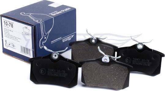 TOMEX brakes TX 10-78 - Kit pastiglie freno, Freno a disco autozon.pro