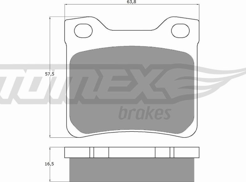 TOMEX brakes TX 11-94 - Kit pastiglie freno, Freno a disco autozon.pro