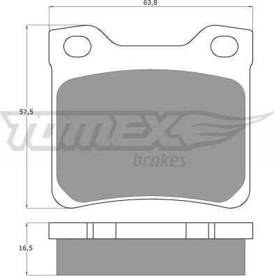 TOMEX brakes TX 11-94 - Kit pastiglie freno, Freno a disco autozon.pro