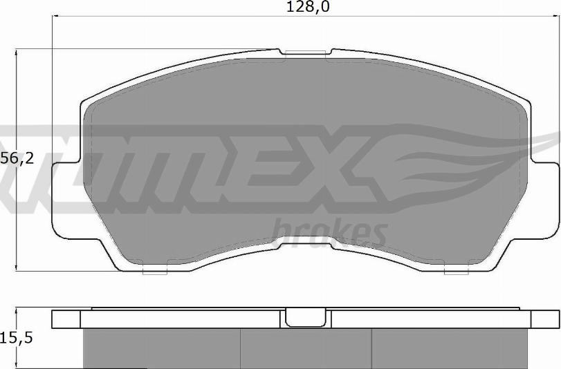 TOMEX brakes TX 11-45 - Kit pastiglie freno, Freno a disco autozon.pro