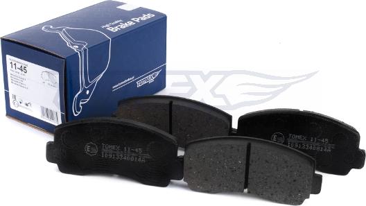 TOMEX brakes TX 11-45 - Kit pastiglie freno, Freno a disco autozon.pro